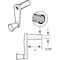 Prime-Line 1 in. Diecast Zinc-Plated Recreational Vehicle (RV) Window and Vent Crank Handle (1 Pair) R 7007 - alternate 4